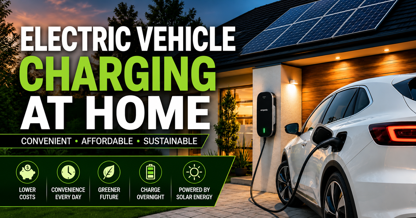 Electric vehicle charging at home image