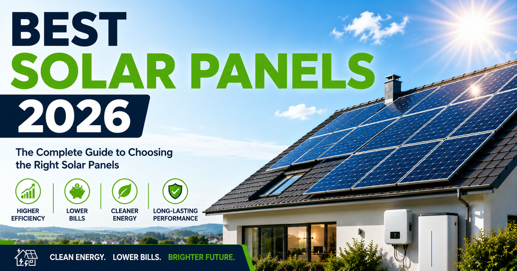 The best solar panels 2026
